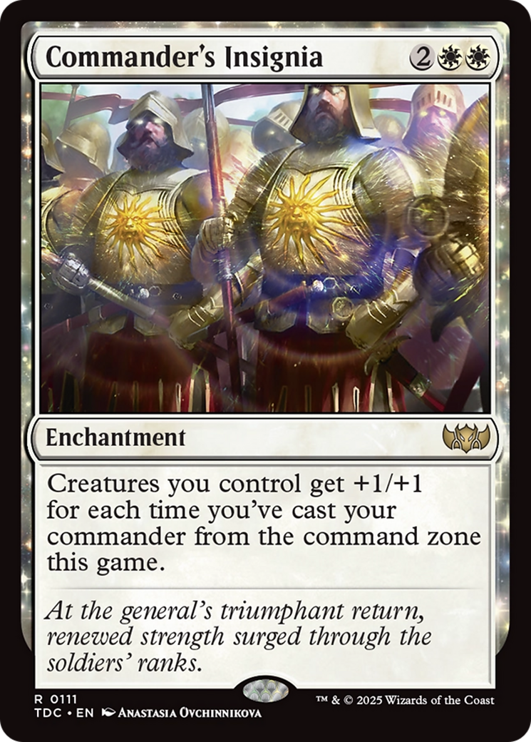 Commander's Insignia [Tarkir: Dragonstorm Commander] | Good Games Morley
