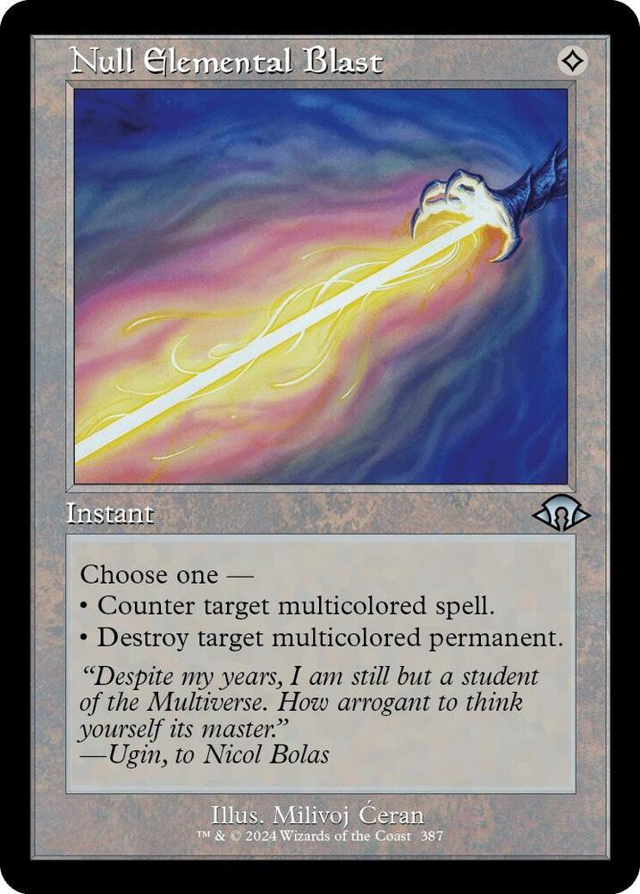 Null Elemental Blast 387/319 (Modern Horizons 3)  - Retro | Good Games Morley