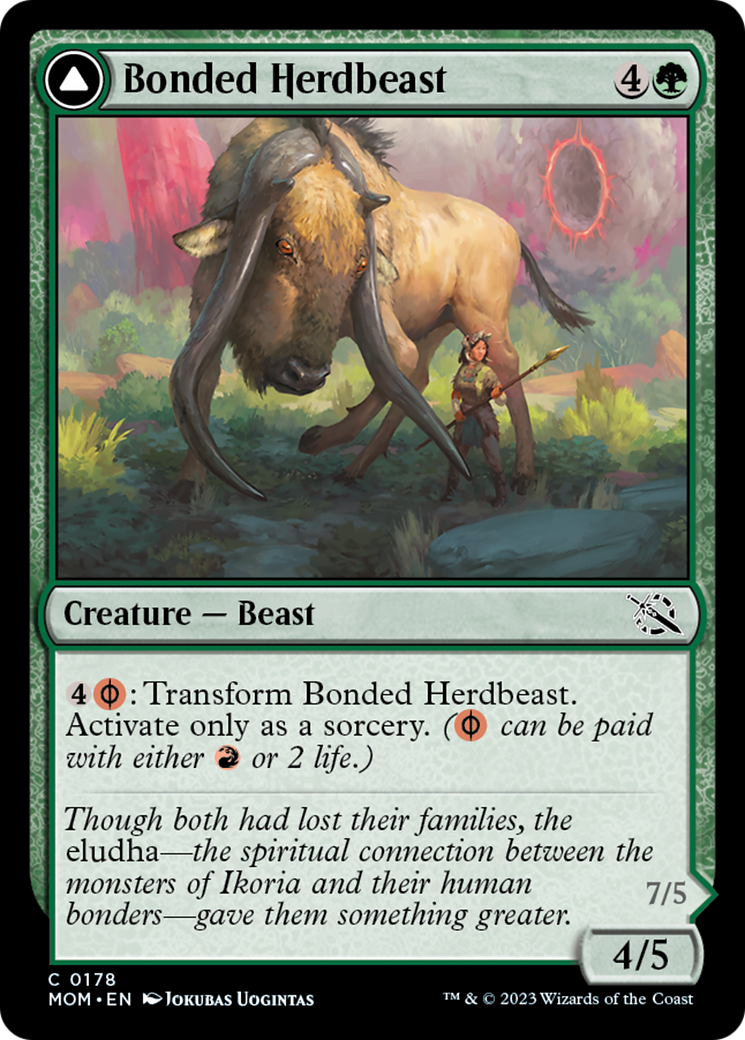 Bonded Herdbeast // Plated Kilnbeast [March of the Machine] | Good Games Morley