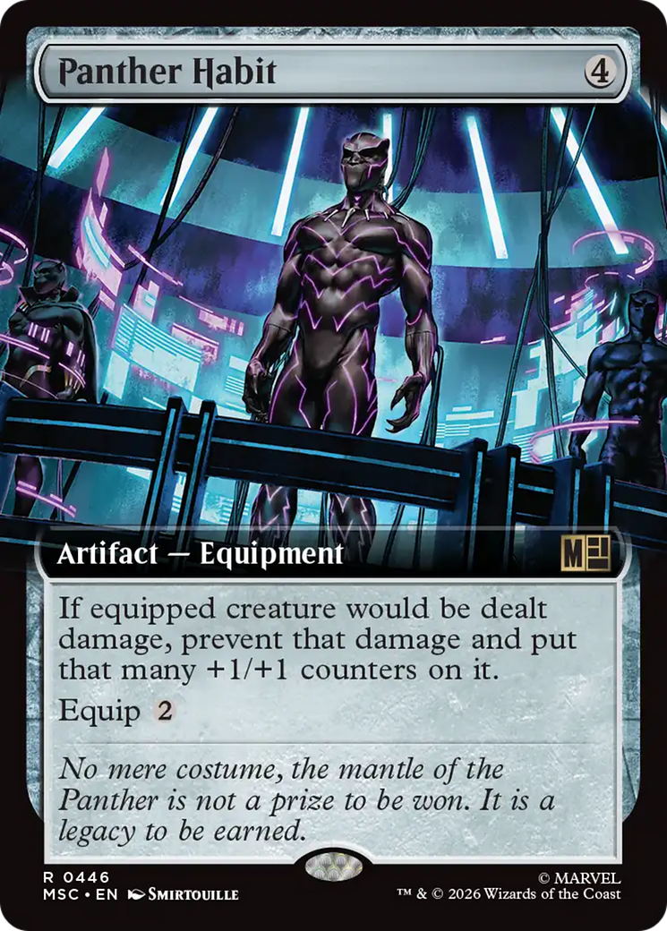 Panther Habit (Extended Art) [Marvel Super Heroes Commander] | Good Games Morley
