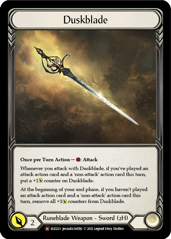 Duskblade [U-ELE223] (Tales of Aria Unlimited)  Unlimited Rainbow Foil | Good Games Morley