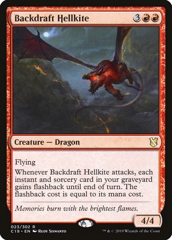 Backdraft Hellkite 23/302 (Commander 2019)  | Good Games Morley