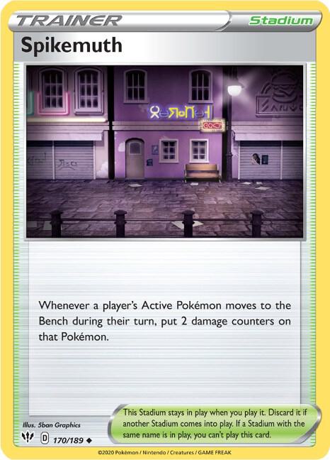 Spikemuth 170/189 (SWSH03: Darkness Ablaze)  | Good Games Morley