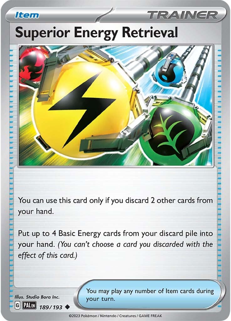 Superior Energy Retrieval (189/193) [Scarlet & Violet: Paldea Evolved] | Good Games Morley