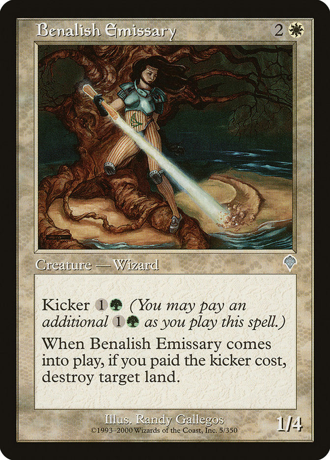 Benalish Emissary 5/350 (Invasion)  - Foil | Good Games Morley