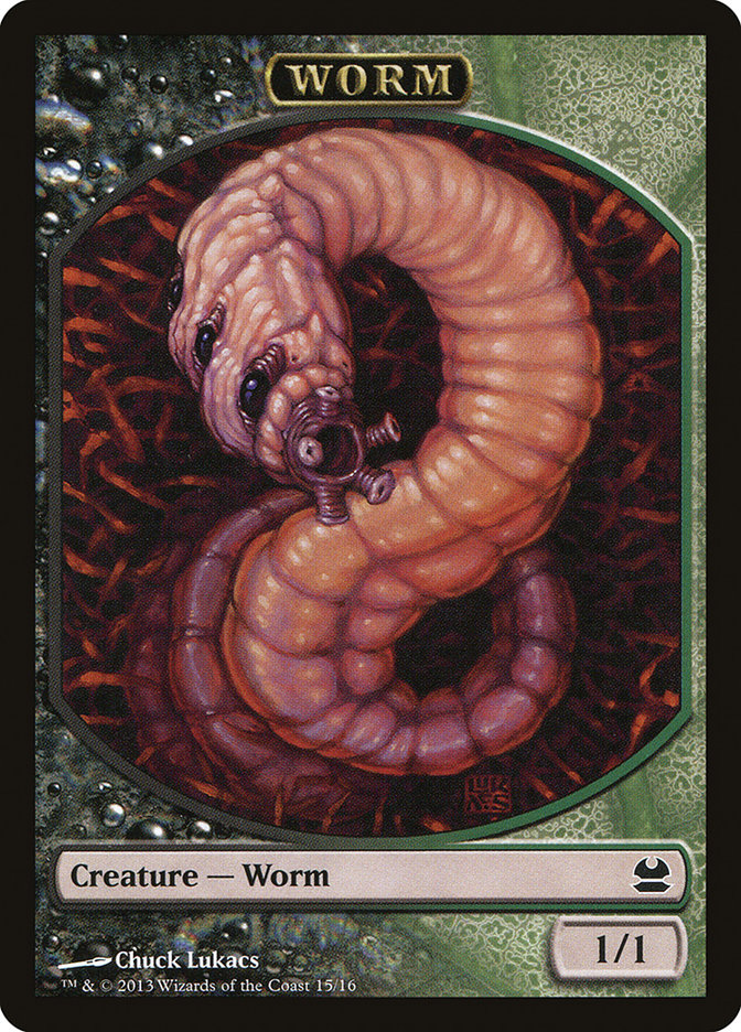 Worm Token [Modern Masters Tokens] | Good Games Morley