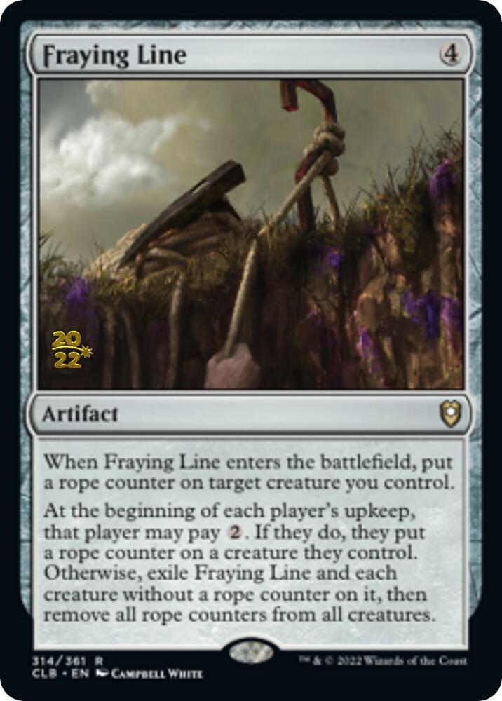 Fraying Line 314s/108 (Prerelease Cards)  - Foil | Good Games Morley