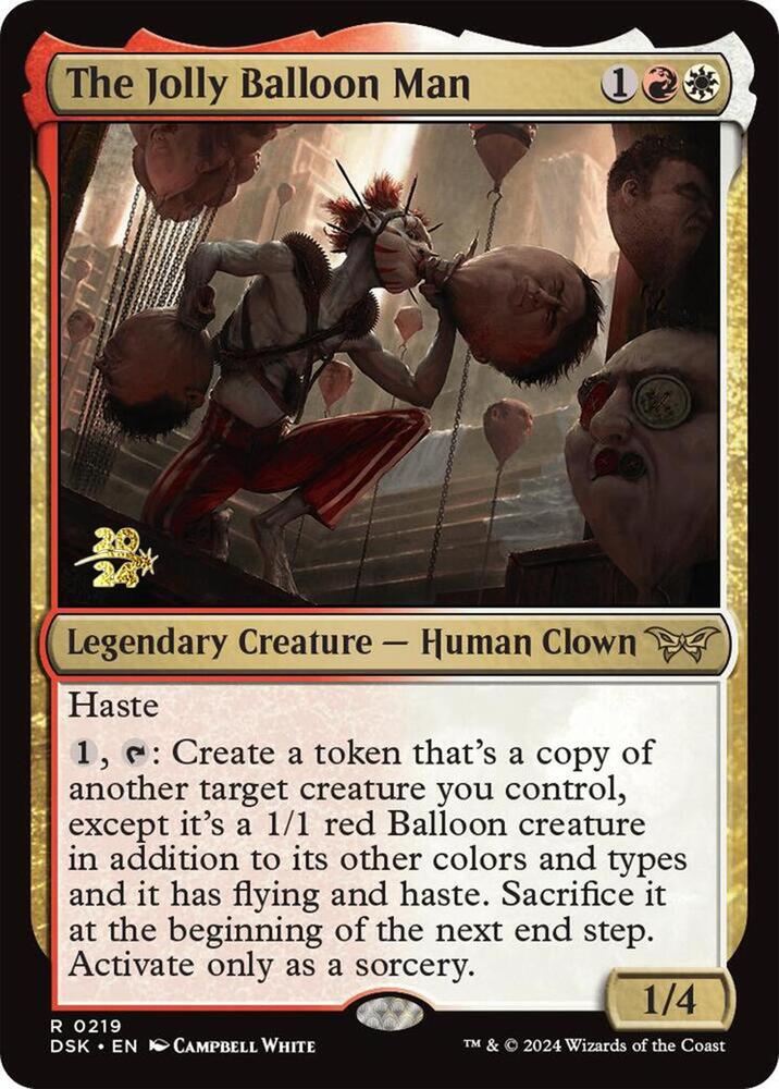 The Jolly Balloon Man 219s/180 (Prerelease Cards)  - Foil | Good Games Morley