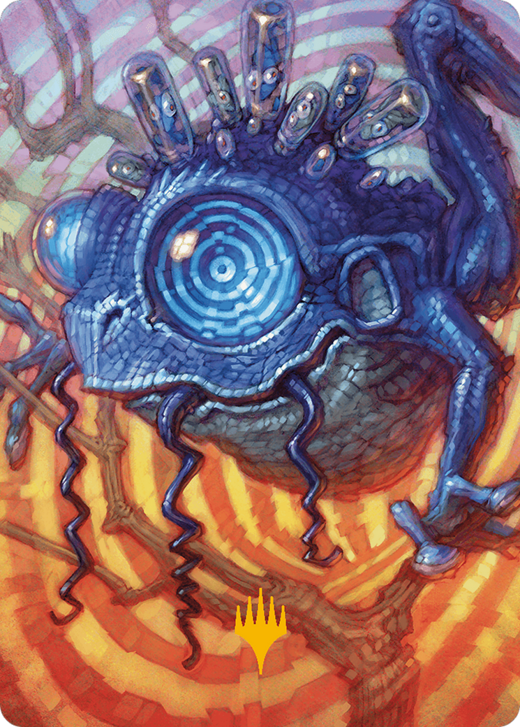 Psychic Frog Art Card (Gold-Stamped Planeswalker Symbol) [Modern Horizons 3 Art Series] | Good Games Morley