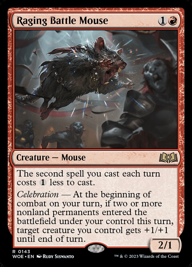 Raging Battle Mouse 143/276 (Wilds of Eldraine)  | Good Games Morley