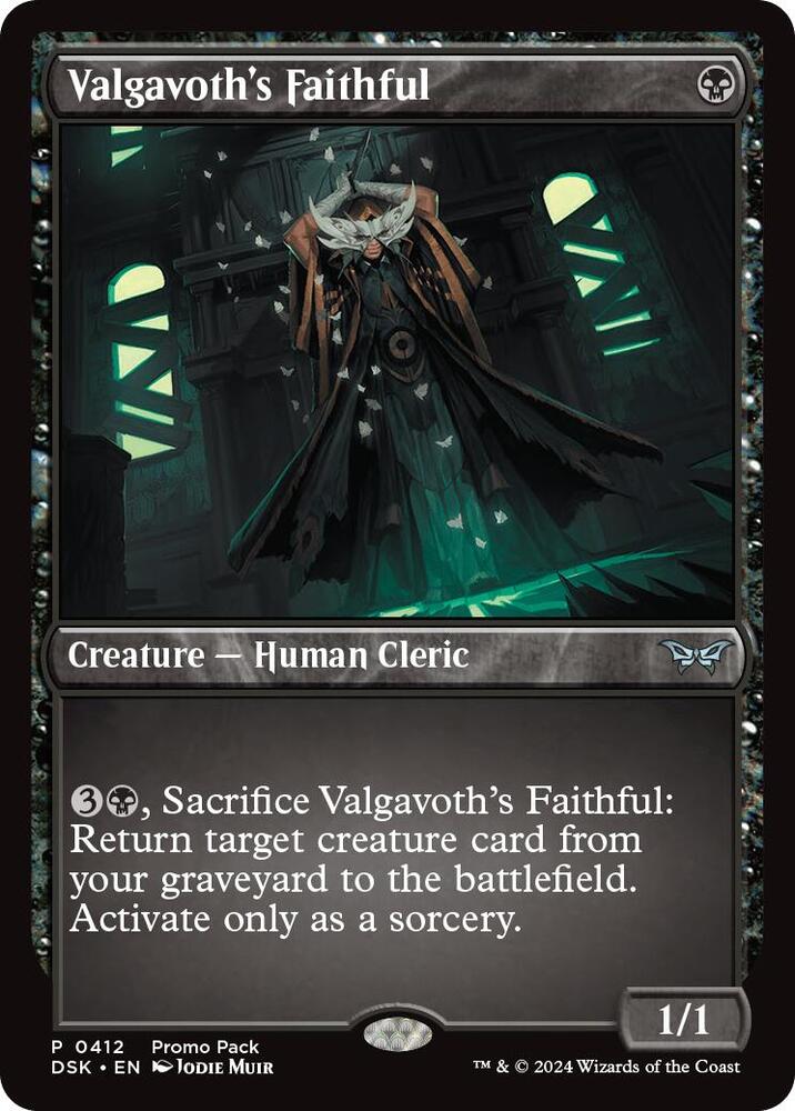 Valgavoth's Faithful 412/286 (Promo Pack: Duskmourn: House of Horror)  | Good Games Morley