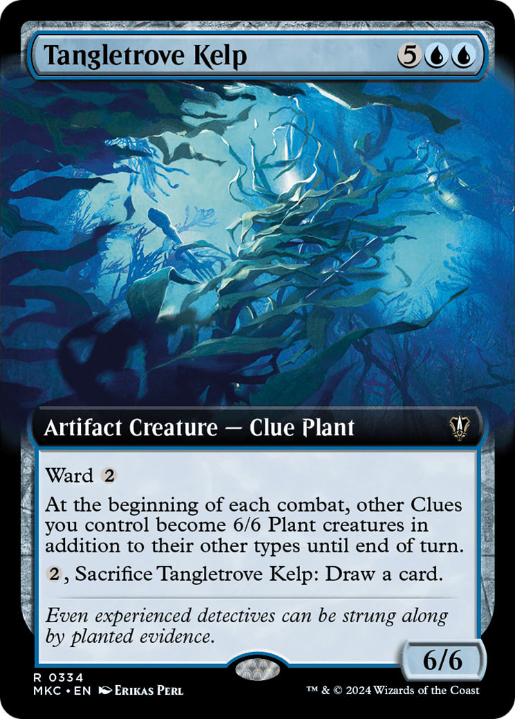 Tangletrove Kelp (Extended Art) [Murders at Karlov Manor Commander] | Good Games Morley