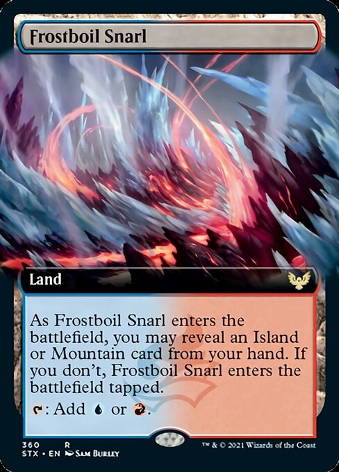 Frostboil Snarl (Extended Art) [Strixhaven: School of Mages] | Good Games Morley
