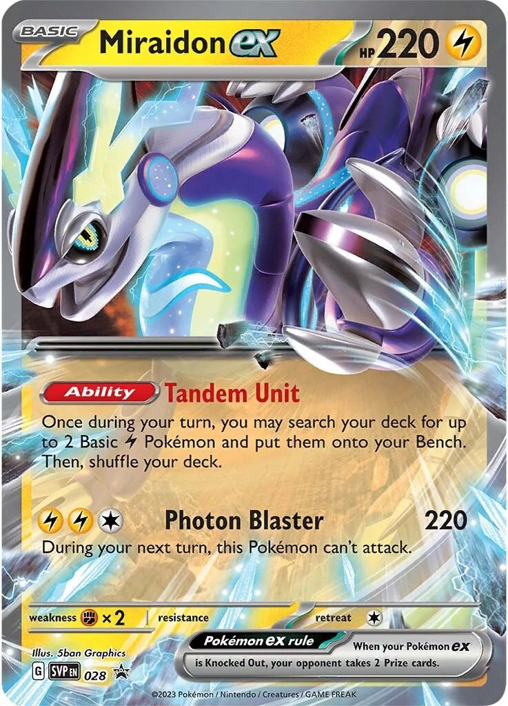 Miraidon ex (028) [Scarlet & Violet: Black Star Promos] | Good Games Morley