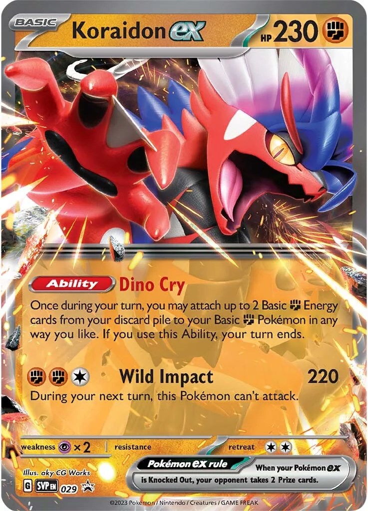 Koraidon ex (029) [Scarlet & Violet: Black Star Promos] | Good Games Morley