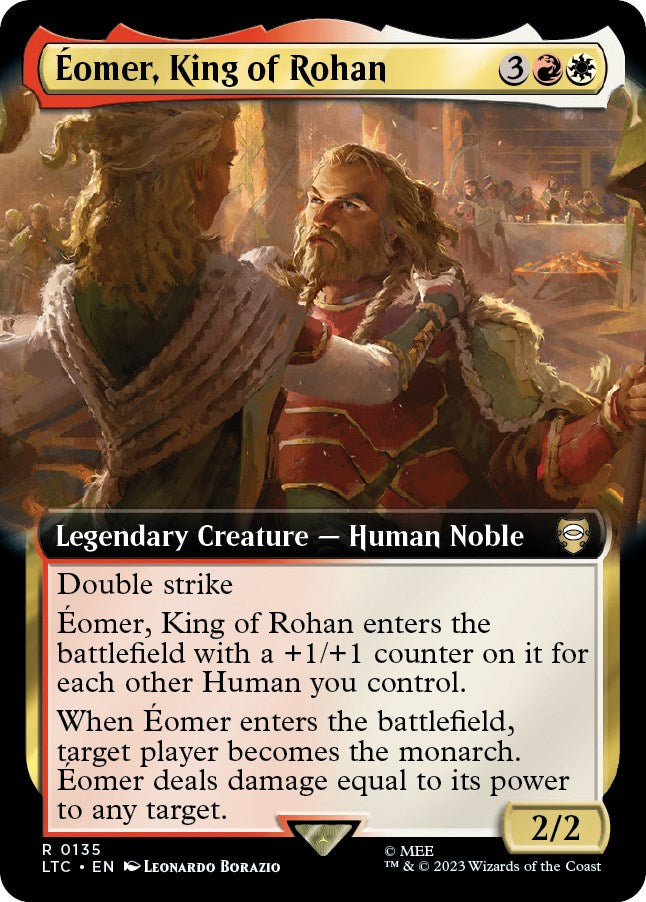 Eomer, King of Rohan (Extended Art) [The Lord of the Rings: Tales of Middle-Earth Commander] | Good Games Morley