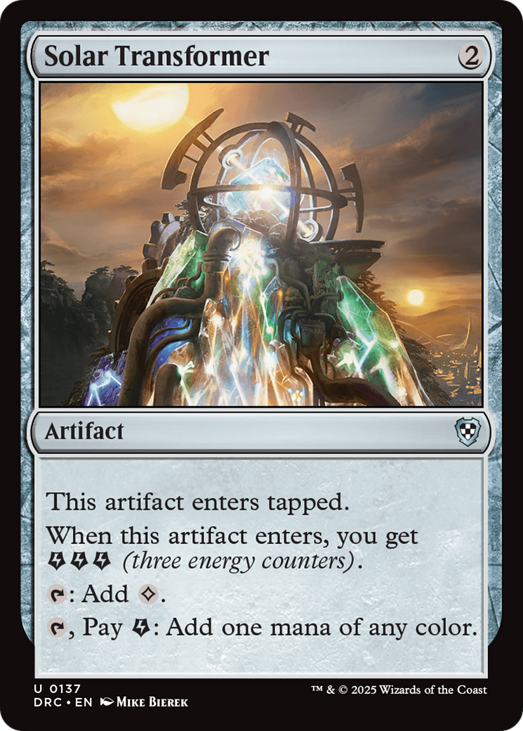 Solar Transformer [Aetherdrift Commander] | Good Games Morley