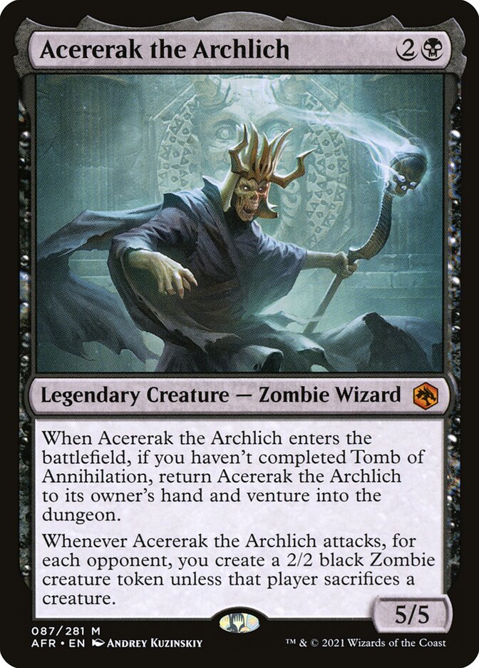 Acererak the Archlich 87/281 (Adventures in the Forgotten Realms)  | Good Games Morley