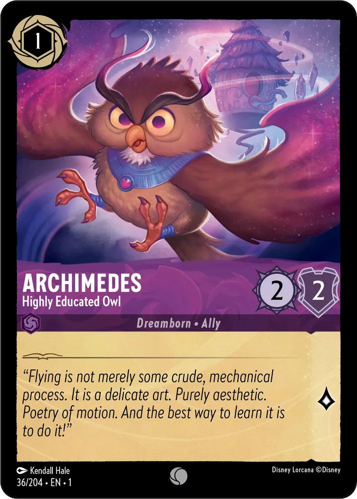 Archimedes - Highly Educated Owl (36/204) [The First Chapter] | Good Games Morley