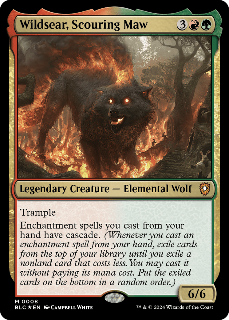 Wildsear, Scouring Maw [Bloomburrow Commander] | Good Games Morley