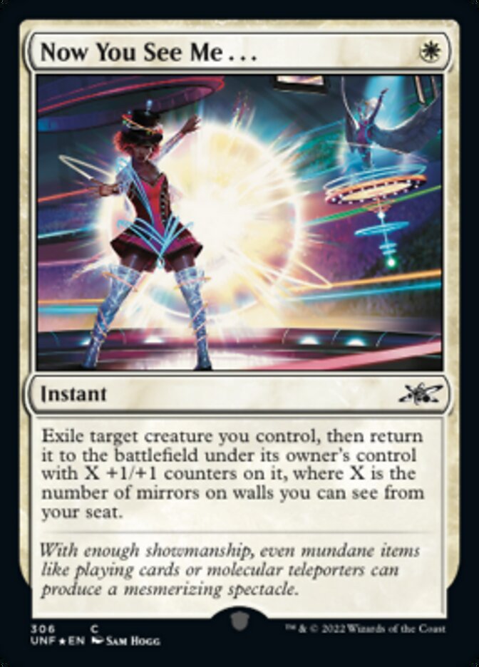 Now You See Me . . . (Galaxy Foil) [Unfinity] | Good Games Morley
