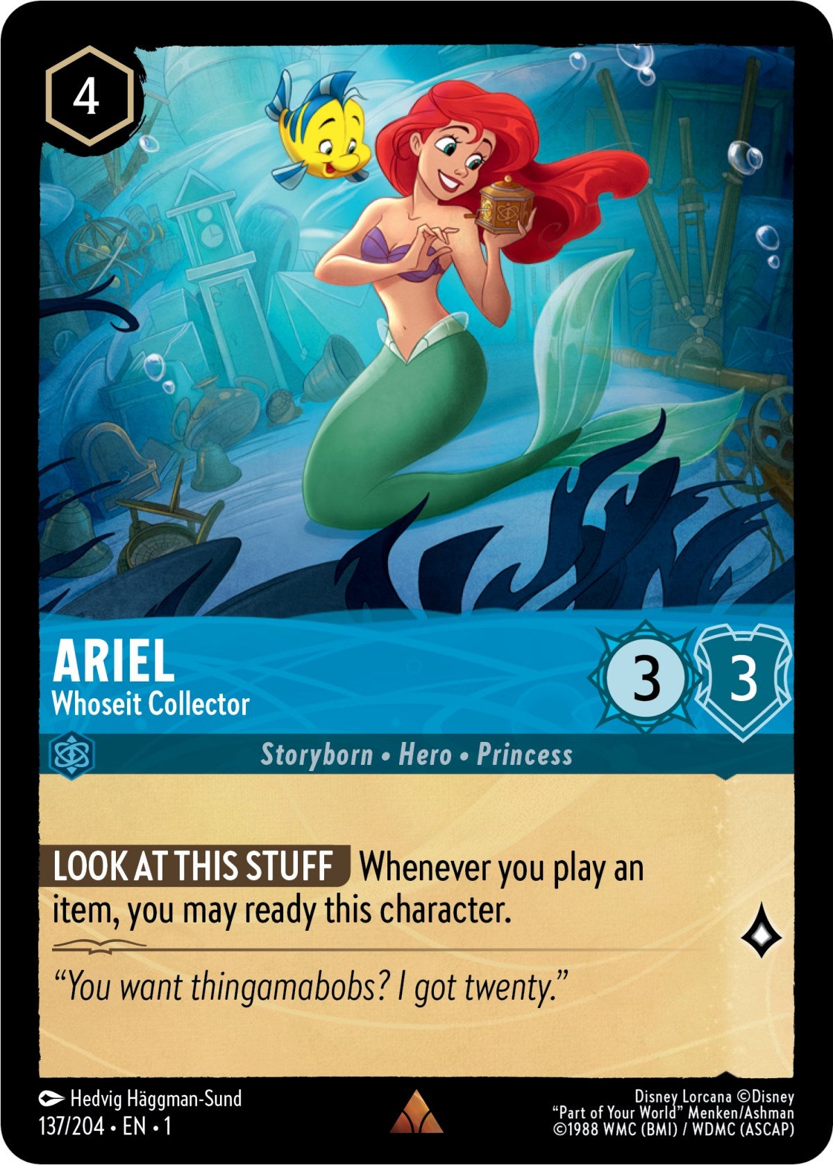 Ariel - Whoseit Collector (137/204) [The First Chapter] | Good Games Morley