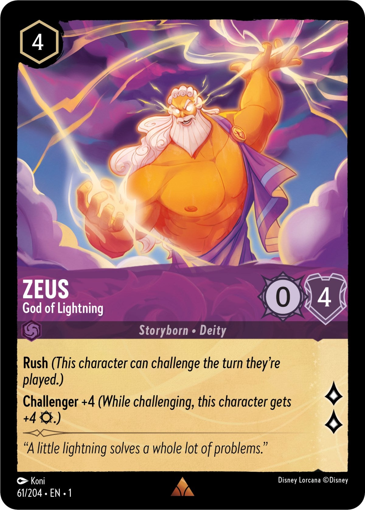 Zeus - God of Lightning (61/204) [The First Chapter] | Good Games Morley