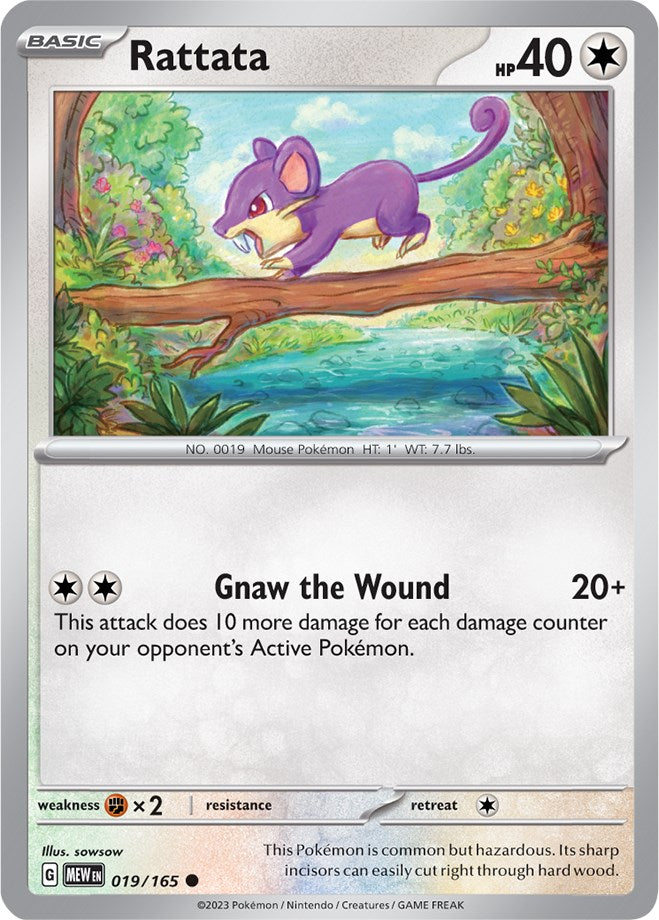 Rattata (019/165) [Scarlet & Violet 151] | Good Games Morley