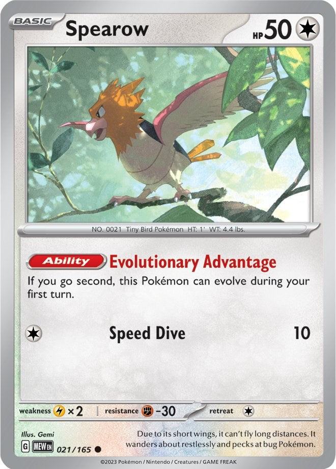 Spearow (021/165) [Scarlet & Violet 151] | Good Games Morley