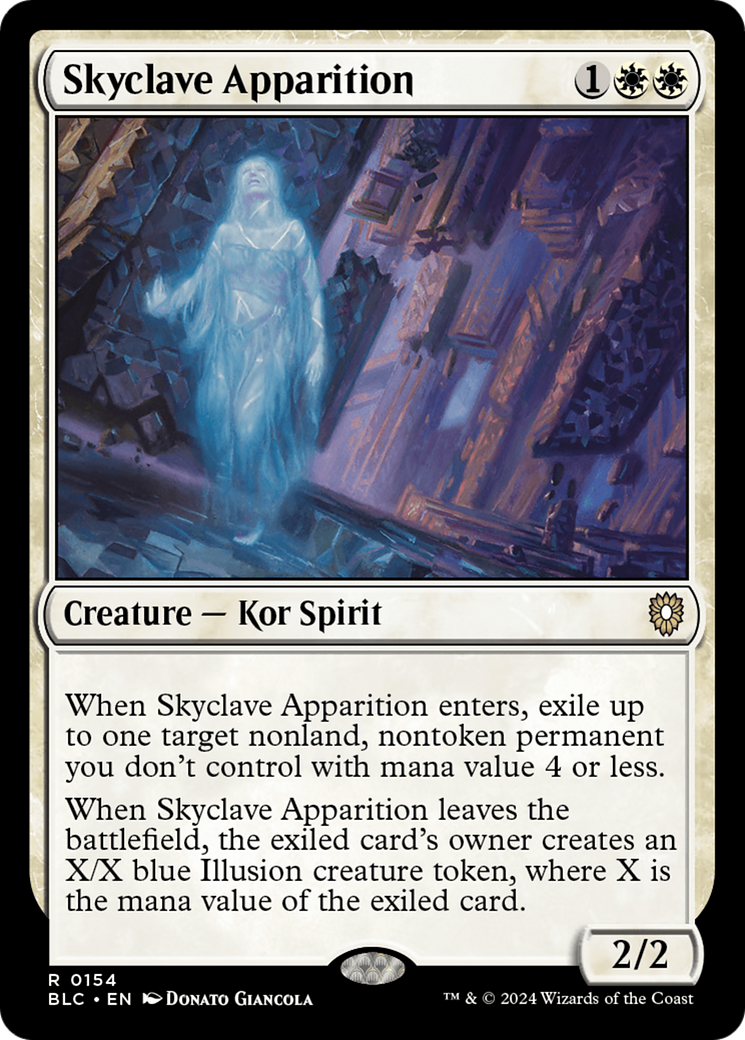 Skyclave Apparition [Bloomburrow Commander] | Good Games Morley