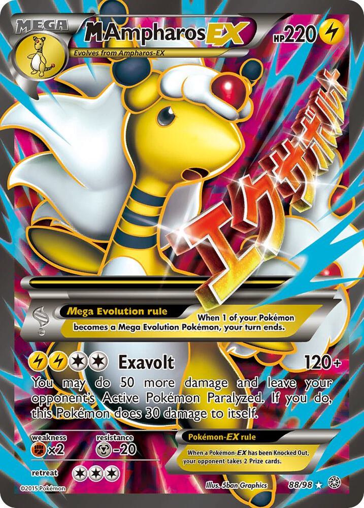 M Ampharos EX 88/98 (XY - Ancient Origins)  - Holofoil | Good Games Morley