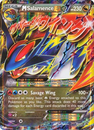 M Salamence EX (XY171) (Jumbo Card) [XY: Black Star Promos] | Good Games Morley