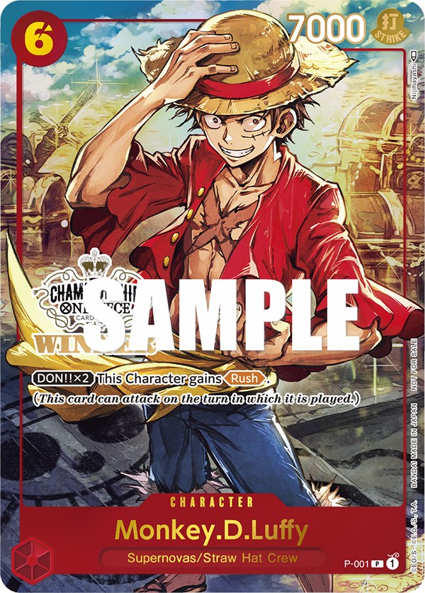 Monkey.D.Luffy (Store Championship Trophy Card) [One Piece Promotion Cards] | Good Games Morley