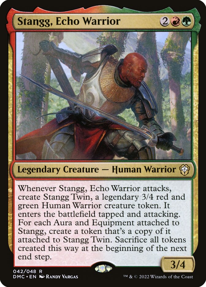 Stangg, Echo Warrior 42/50 (Commander: Dominaria United)  | Good Games Morley