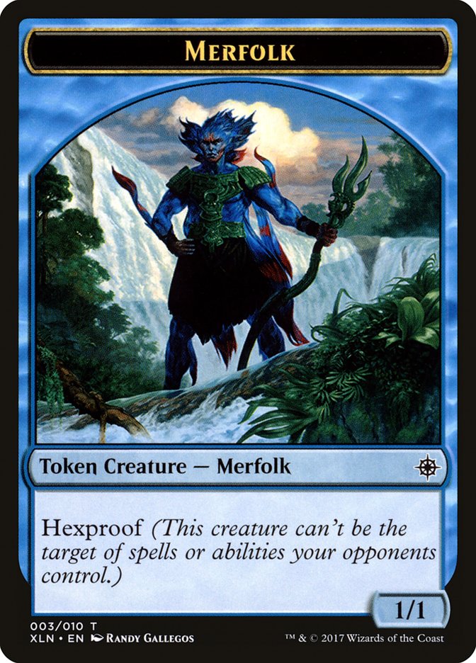 Merfolk Token [Ixalan Tokens] | Good Games Morley