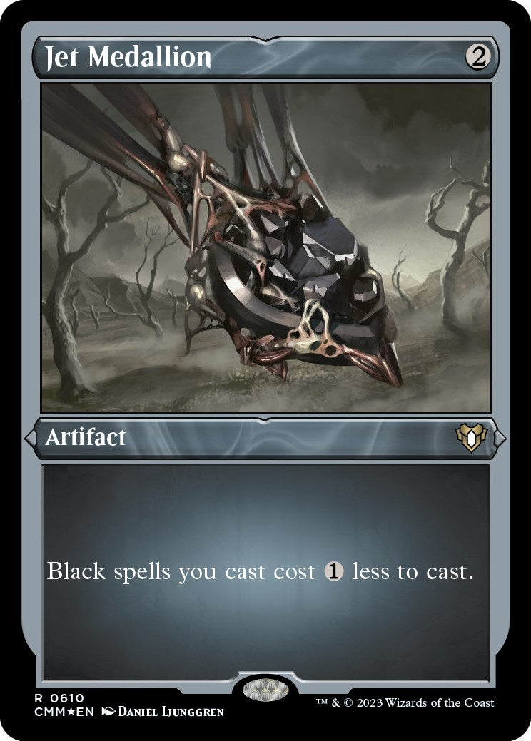 Jet Medallion (Foil Etched) [Commander Masters] | Good Games Morley