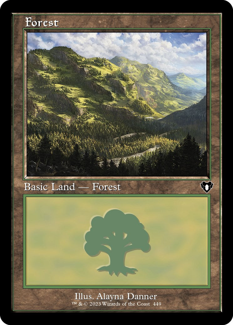 Forest (449) (Retro) [Commander Masters] | Good Games Morley
