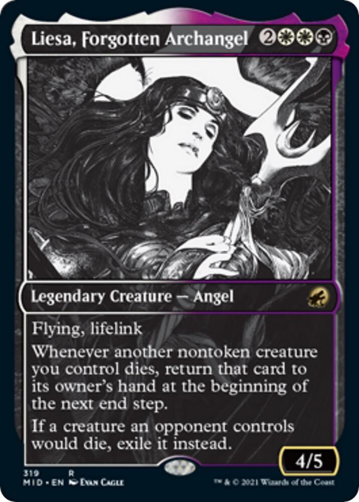 Liesa Forgotten Archangel Showcase 319/277 (Innistrad: Midnight Hunt)  | Good Games Morley