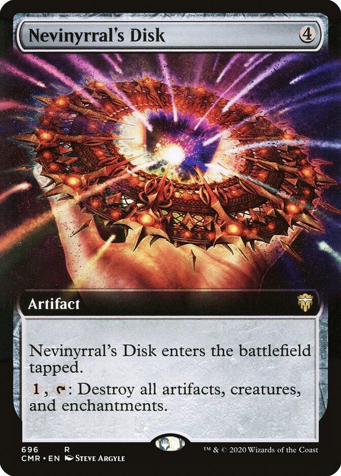 Nevinyrral's Disk 696 (Commander Legends)  - Extended Art Foil | Good Games Morley