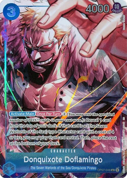 Donquixote Doflamingo (Binder Set) OP07-048 (One Piece Promotion Cards)  - Foil | Good Games Morley