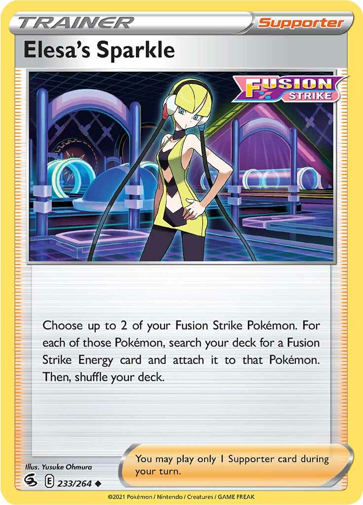 Elesa's Sparkle (233/264) [Sword & Shield: Fusion Strike] | Good Games Morley