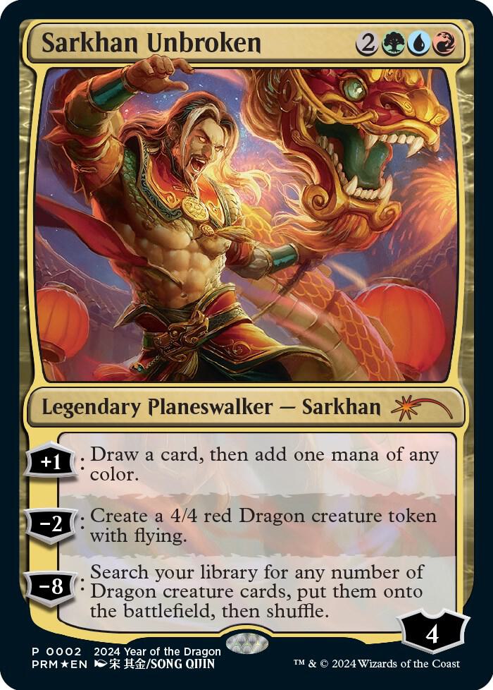 Sarkhan Unbroken 2/6 (Standard Showdown Promos)  - Foil | Good Games Morley