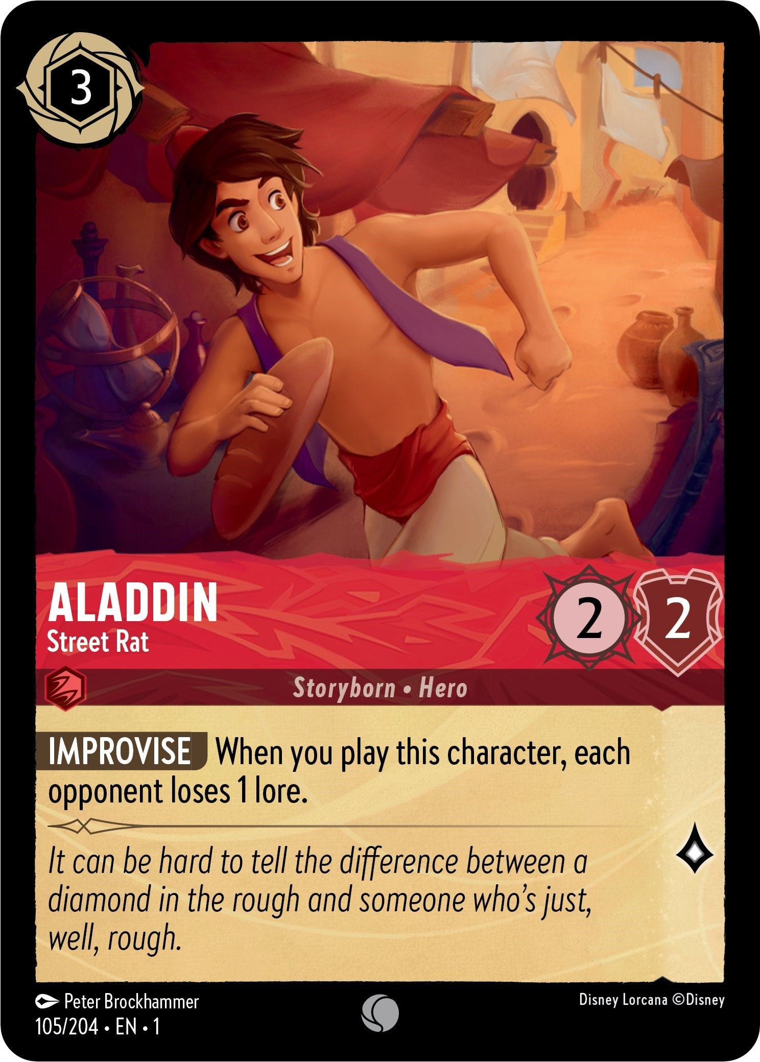 Aladdin - Street Rat (105/204) [The First Chapter] | Good Games Morley