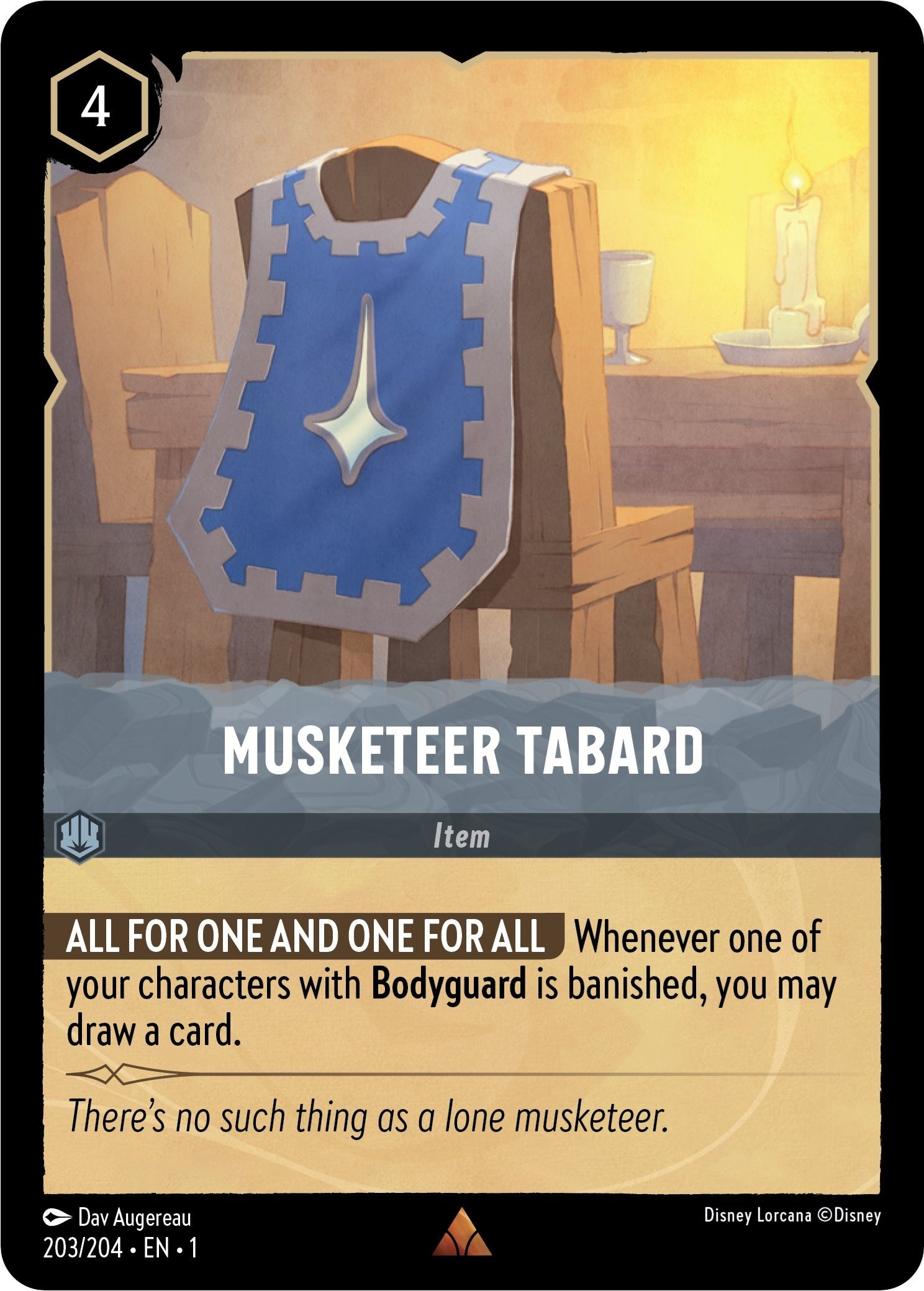 Musketeer Tabard (203/204) [The First Chapter] | Good Games Morley