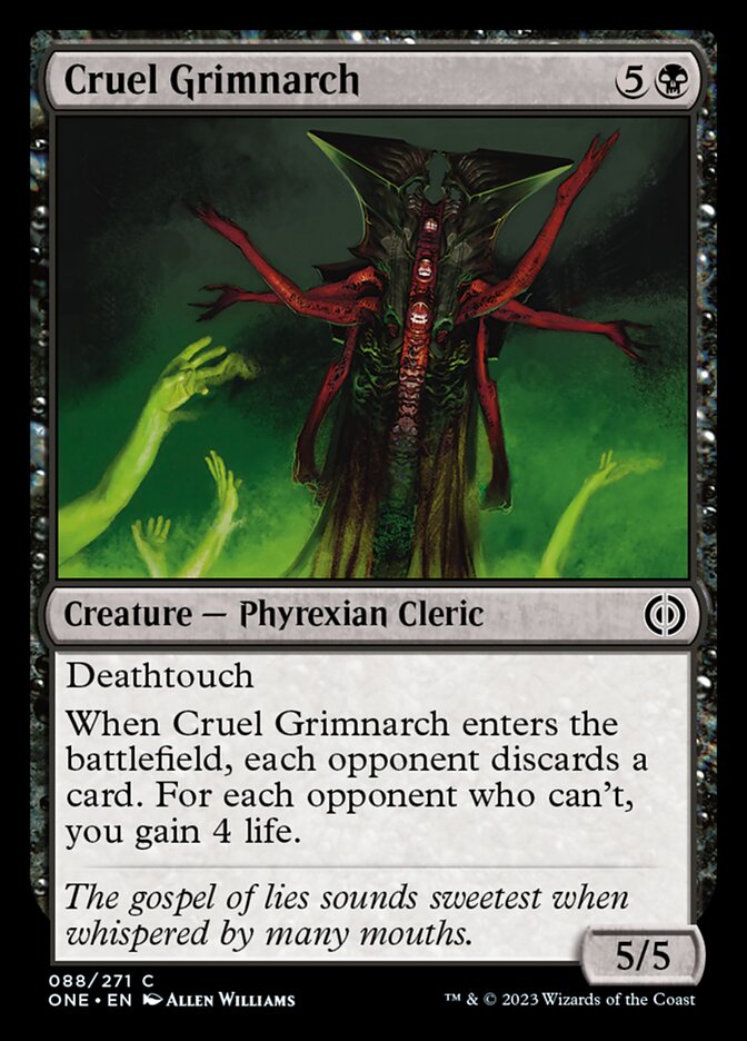 Cruel Grimnarch [Phyrexia: All Will Be One] | Good Games Morley