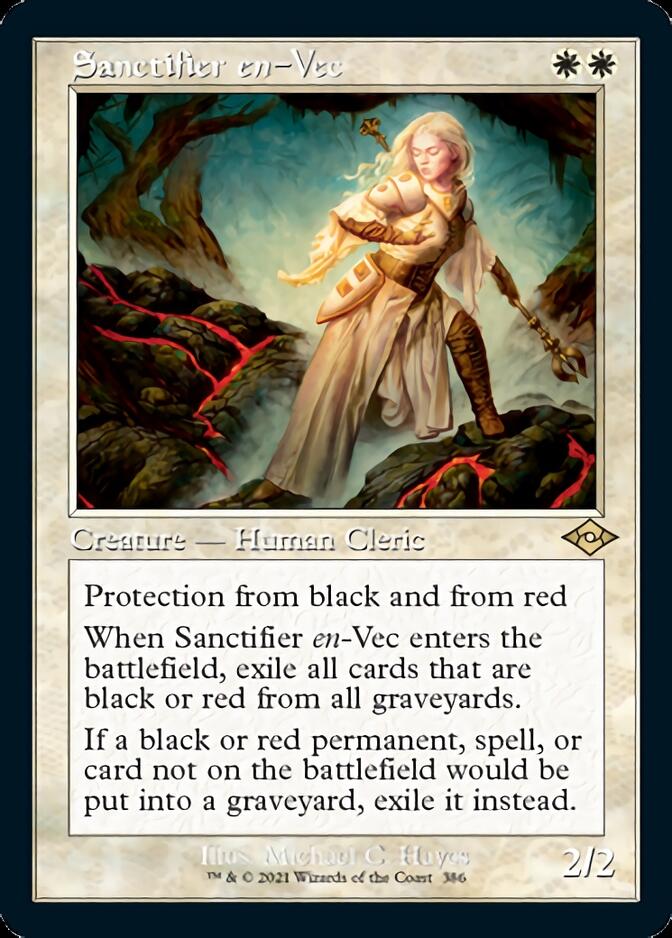 Sanctifier en-Vec (Retro Foil Etched) [Modern Horizons 2] | Good Games Morley