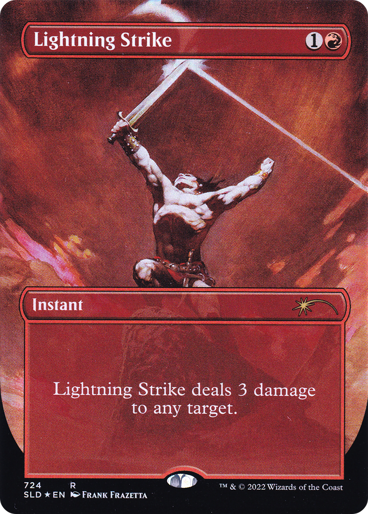 Lightning Strike (Borderless) [Secret Lair Drop Promos] | Good Games Morley