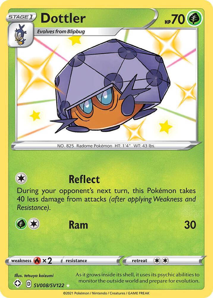 Dottler SV008/SV122 (Shining Fates: Shiny Vault)  - Holofoil | Good Games Morley