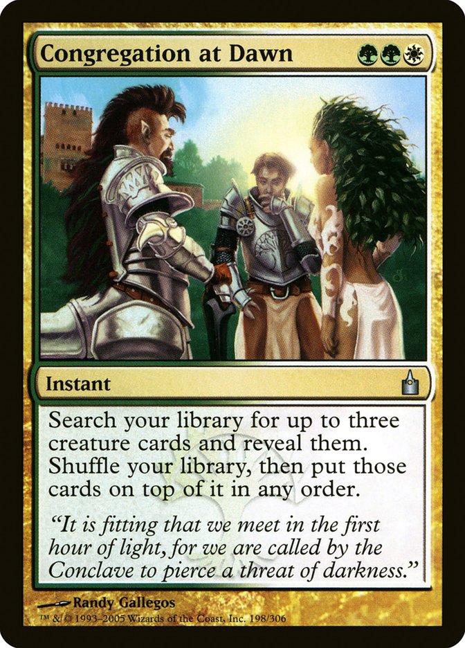 Congregation at Dawn 198/306 (Ravnica: City of Guilds)  | Good Games Morley