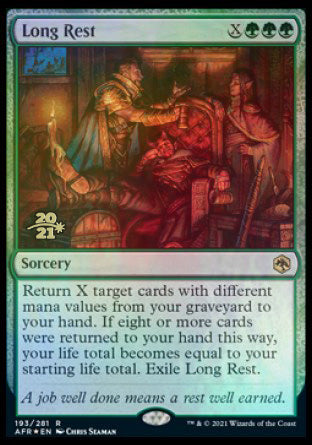 Long Rest [Dungeons & Dragons: Adventures in the Forgotten Realms Prerelease Promos] | Good Games Morley